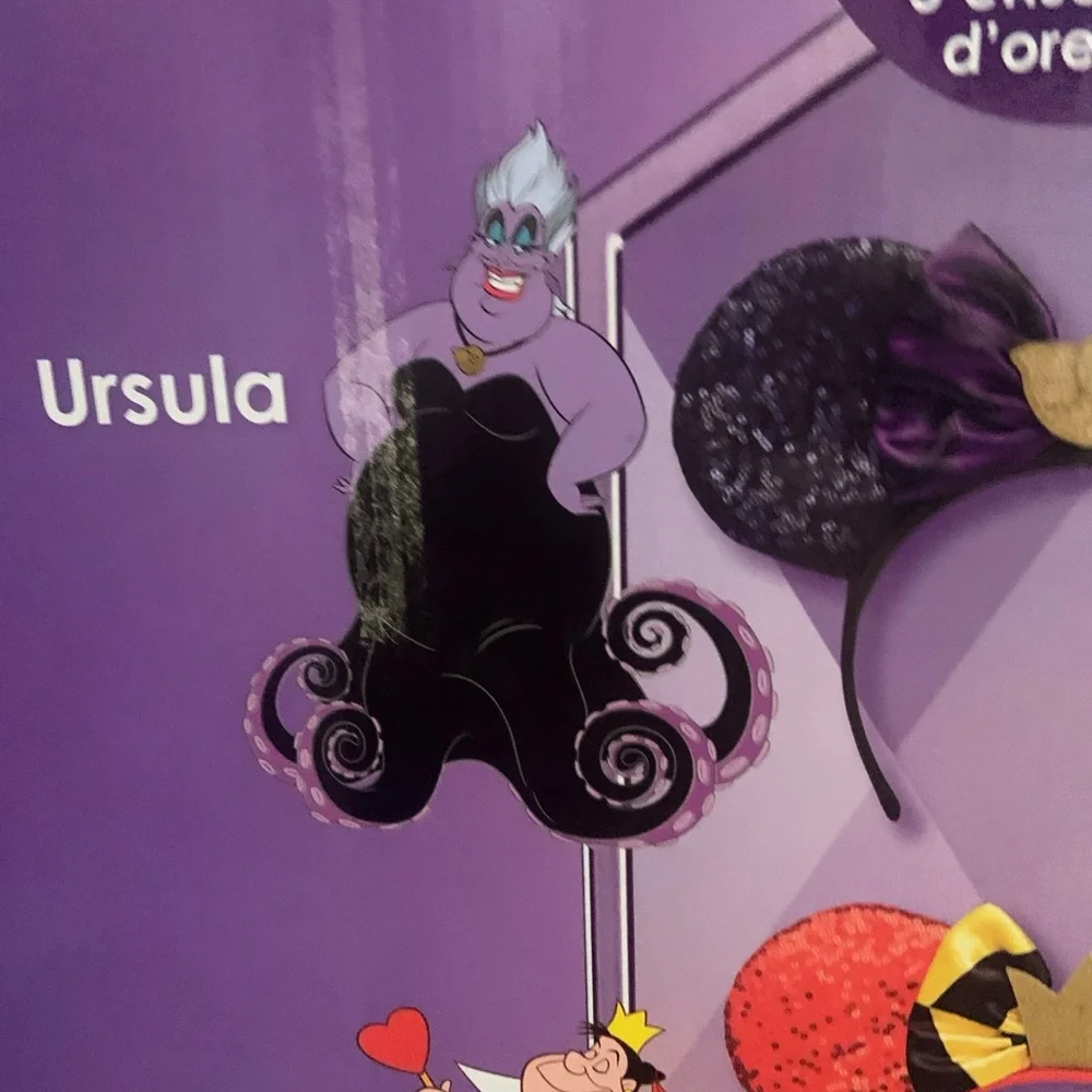 Disney Villains 5 Piece Ear Kit, New In Box